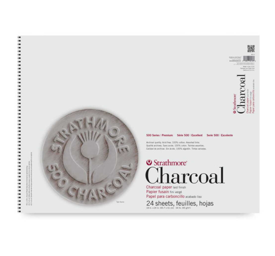 Charcoal Paper Pad - Assorted Tints