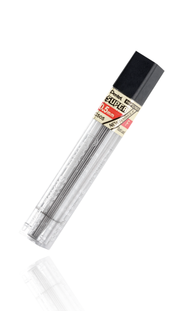 Pentel Super Hi-Polymer Mechanical Pencil Leads
