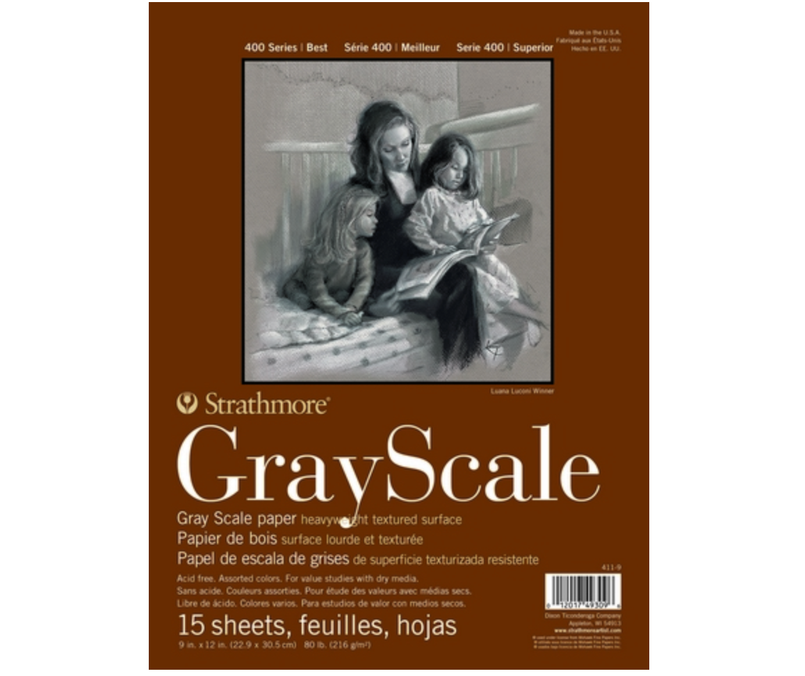 Strathmore 400 Series Gray Scale Pads